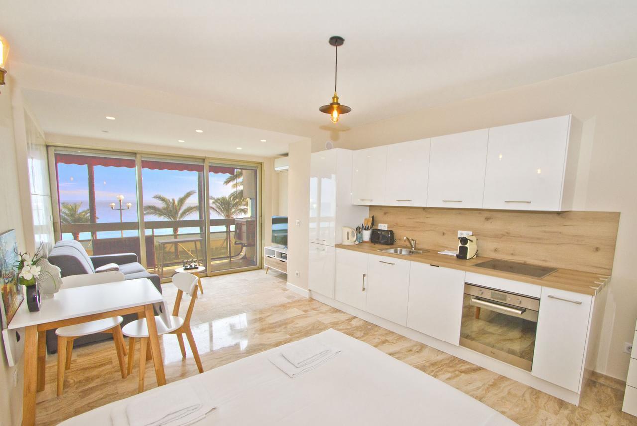 Promenade Holiday - Cosy Sea Front Studio Nizza Exterior foto